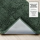 thumbnail image 5 of Juego de alfombras de baño Hearth & Harbor Chenille, antideslizantes, color verde cazador, 5 of 8