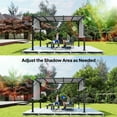 thumbnail image 6 of Outsunny 2 PCS Pergola Shade Cover, UV Protection Pergola Canopy Replacement, for 10 x 10ft Pergola, 6 of 9