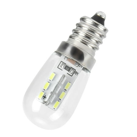 Riousery 10-Pack E12 LED Fridge Light Bulb 1.5W AC 230V Replacement Lamp for Household Sewing Machine Refrigerator, Cool White 6000K-6500K 65-75LM Shatterproof Glass Construction
