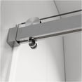 thumbnail image 2 of JERFIT Stainless Steel Shower Door Top Rail Track Only in Brushed Nickel, Sliding Glass Door Top Mount Buffer Track, Universal Top Guide Rail for Bathroom, 2 of 5