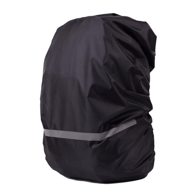 Soidarity Chubasquero ligero reflectante de alta calificación, impermeable, Poncho de lluvia, bolso de hombro ultraligero, impermeable Mochilas de mochilero negro SG Soidarity JJ22863-22
