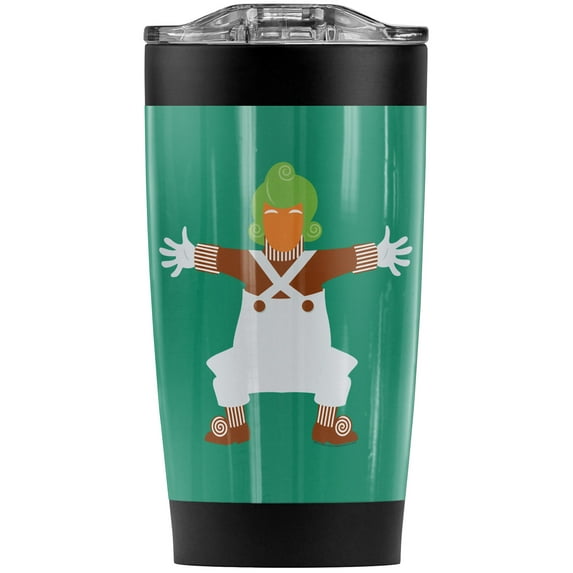 Willy Wonka And The Chocolate Factory Cowboy Stainless Steel Tumbler 20 oz Coffee Travel Mug/Cup, Vacuum Insulated & Double Wall with Leakproof Sliding Lid | Great for Hot Drinks and Cold Beverages