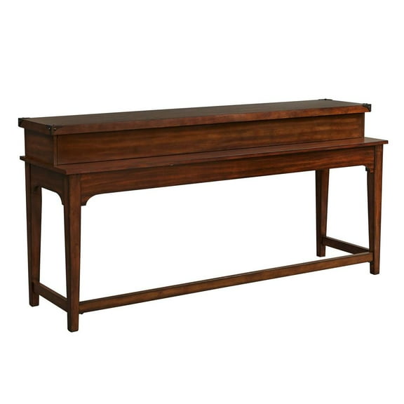 Aspen Skies Medium Brown Console Bar Table
