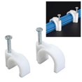 thumbnail image 3 of 100 PCS 5mm Steel Nail Line Clip Round Cable Fixing Clips for Wall Mounted Cord Management, 3 of 4