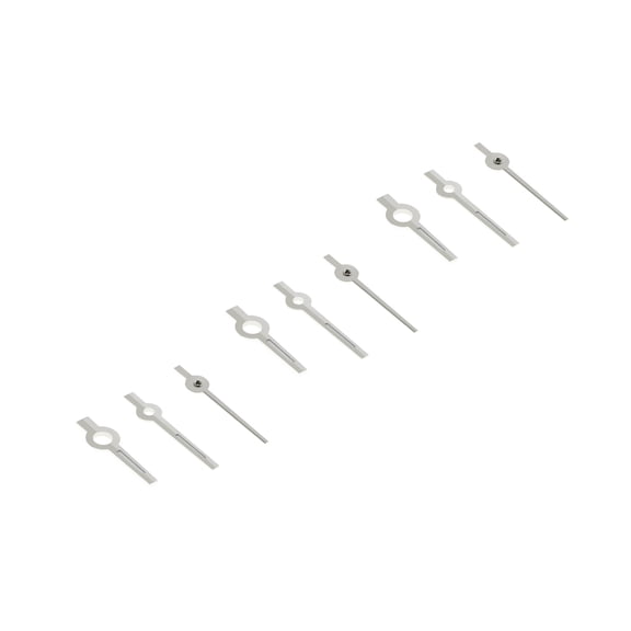 3 SET WATCH HAND FOR ROLEX LADY 2130/2135 67000 67180 69173 DIAMOND DIAL SILVER