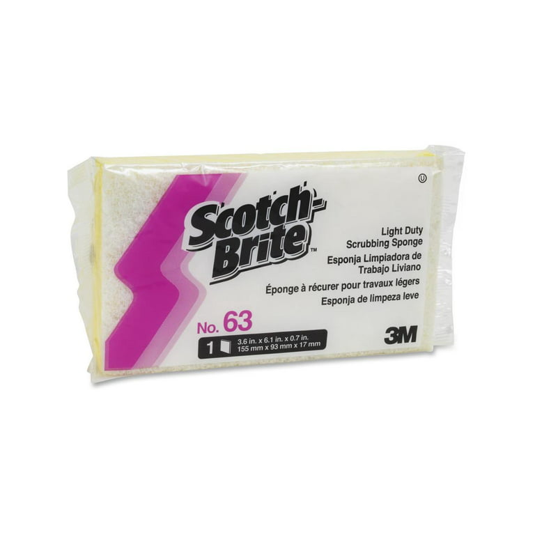 6” x 3.375” x 0.75” Medium Scrub Sponge – Prime Source Brands