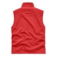 thumbnail image 4 of Mens Vests Outerwear Windproof Lightweight Softshell Vests Sports Sleeveless Jacket for Golf Hiking Fishing Running, M, 4 of 8