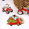 thumbnail image 4 of Bearachild 12 unids/set hecho de decoraciones para árboles de Navidad ecológicos y reutilizables de madera para un sostenible Kits de decoración para fiestas, 4 of 6