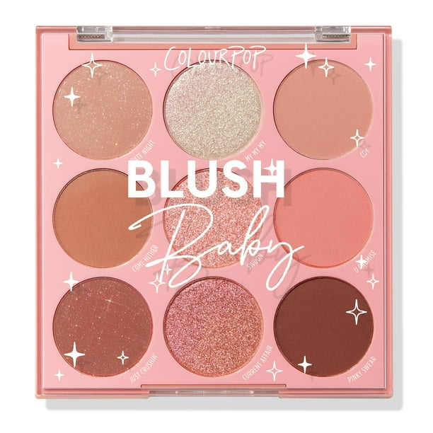 Paleta de sombras de ojos ColourPop Blush Baby con 8 tonos, 8,8 ml