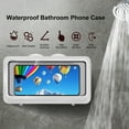 thumbnail image 2 of Estuche impermeable para teléfono de baño Soporte para teléfono montado en la pared Estuche sel CACAGOO Poseedor, 2 of 7