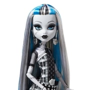 Monster High Reel Drama Frankie Stein Collector Doll in Black and White, Reproduction with Poster