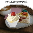 thumbnail image 3 of MOKKHNB baking cups Cupcake Liners Paper Oilproof for Baking Enthusiasts Baking 100pcs, 3 of 8