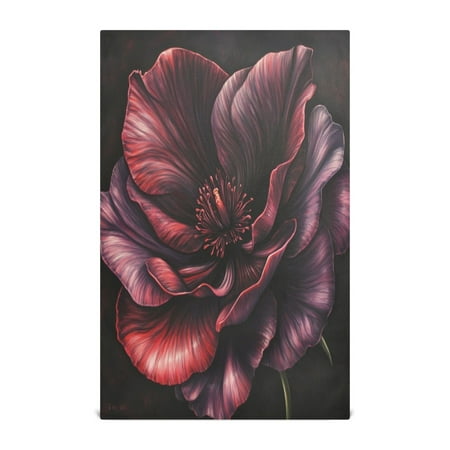 

Kitchen Towel 28x18 Inches x4，Plate Towel Decorative Towel Napkin Tea Towel Tea Towels For Kitchen Dish Cloths & Dish Towels Large Crimson Flowers