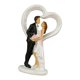 thumbnail image 5 of Figura de resina para tarta de boda, estatua de pareja, escultura romántica conmemorativa para amantes, para cumpleaños, marido, esposa y recién, 5 of 8
