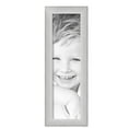 thumbnail image 2 of ArtToFrames 6" x 21" Metro Ice Silver Black Picture Frame, 6x21 inch Silver Wood Poster Frame (WOM-5247),  Pack, 2 of 7