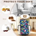 thumbnail image 7 of SCRAWLGOD Hibiscus Print Recliner Cover Monstera Palm Leaf Print Washable Recliner Chair Cover with Pocket Anti Dust Anti Scratch Reclining Chair Slipcover for Dogs, 7 of 7
