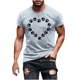 thumbnail image 1 of Camiseta de Moda Impresa de Cuello Redondo de Manga Larga para Hombres, Ajuste Regular Casual, 1 of 5