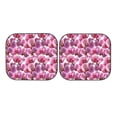 thumbnail image 7 of Xecao Orchids Flowers for Foldable Car Sun Shades (2-Pack) offer sun protection with an easy-fold design for convenient windshield shading., 7 of 7