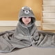 thumbnail image 1 of 0-3Y Unisex Baby Bathrobe Cartoon Animal Bath Towels Poncho Cape Boys Girls Cloak Ultra-Soft Flannel Bath Towel Hooded Robe Newborn Baby Shower Gift, 1 of 5