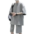 thumbnail image 2 of Conjunto De 2 Piezas De Camiseta Y Pantalones Cortos De Verano Para Hombre Nikou, 2 of 9