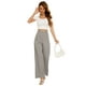 thumbnail image 2 of Pantalones anchos FUNYYZO pantalones de negocios de cintura alta para mujer, 2 of 6
