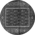 thumbnail image 1 of Ahgly Company Indoor Round Persian Gray Traditional Area Rugs, 4' Round, 1 of 1