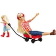 thumbnail image 6 of Sweet Orchard Farm Playset, Barbie Doll and Chelsea Doll, with Red Wagon and Carrots, 6 of 7
