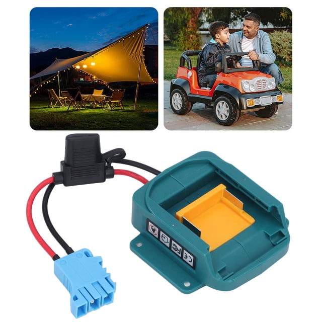 Adaptador de Batería Para Herramientas Eléctricas, Plásstico ABS Conector de Arnés para Juguetes de Bicicleta BL1850 DE 18V, Convertidor de Batería de Iones de Litio