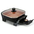 thumbnail image 2 of MegaChef 8 Inch Electric Skillet with Copper Coating, 2 of 5