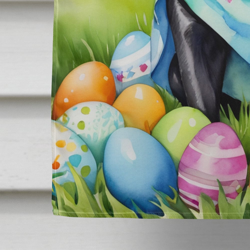 Pug Easter Egg Hunt House Flag 28 in x 40 in