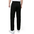 thumbnail image 4 of COOPLUS Mens Wide Leg Sweatpants with Pockets Mens Work Pants Track Cargo Pants for Men Size S M L XL XXL, 4 of 9