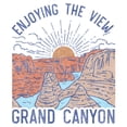 thumbnail image 2 of Women's Lost Gods Enjoy The Canyon View  Graphic T-Shirt, 2 of 4