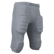CHAMPRO Touchback Football Practice Pants, Adult 3X-Large, Silver