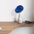 thumbnail image 6 of 1 Pc 4th of July Artificial Hydrangea Flowers, Red White Blue Decorations, Memorial Day Patriotic Flowers for Anniversary Vase, Porch, Patio, Yard, Table, 4th of July Decorations, Blue, 6 of 6