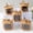 B, variant on 10 Hexagonal Kraft Paper Gift Boxes with Windows - Eco-Friendly Packaging for Weddings, Birthdays, and Baby Showers