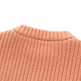thumbnail image 3 of Bébé Garçon Filles Tricot Pull Couleur Unie Sweatshrit Chaud à Manches Longues Automne Hiver Tops, 3 of 5