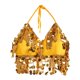 thumbnail image 1 of Sujetador para danza del vientre, ropa de club, regalo de carnaval, accesorios llamativos, atuendo de baile Oro, 1 of 9