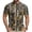 Coffee, variant on Mens Cycling Jersey Cycling Shirt Short Sleeve Bike Riding Shirt, 1/4 Zip Tactical Camo Printed Top, for Competitive Bicycle Road Racing, Oak Foliage Quick Dry Sportswear Tee