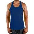 DEVOPS 3 Pack Men's YBack Dri Fit Muscle Gym Workout Tank Top