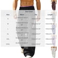 thumbnail image 4 of cllios Mens Cargo Pants with Zipper Pockets Loose Fit Wide Leg Trousers Drawstring Elastic Waist Outdoor Casual Lightweight Work Pants Black M, 4 of 10