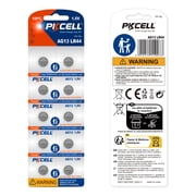 PKCELL 30 Pack LR44 AG13 357 303 SR44 Battery 1.5V Button Cell Batteries