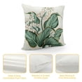 thumbnail image 4 of Creowell  Decorative Square Throw Pillow Covers, Soft Farmhouse Throw Covers,Floral Throw Pillow Case for Couch Sofa Bed Living Room White, 4 of 5
