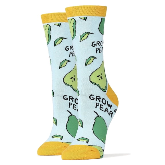 Oooh Yeah Socks Women Crew Cotton Grow A Pear