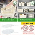 thumbnail image 3 of shopwithgreen Storage Containers for Fridge with Lid and Portable Food Box Container with 4 Removable Colanders, Fresh Produce Saver for Fruit, Vegetable, Refrigerator, Kitchen, Home, Picnic C30, 3 of 3