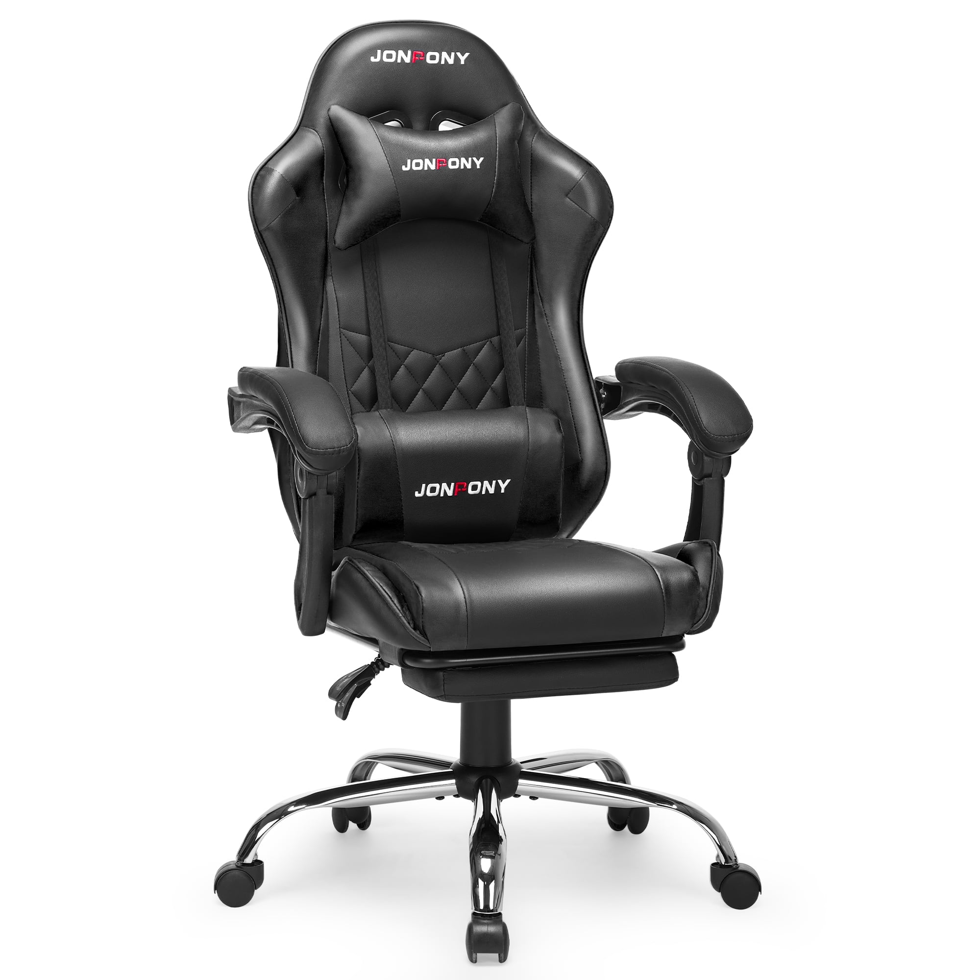 新品【ENNOY】PROFESSIONAL PADDED SETUP GRAY Dowinx Ergonomic Mesh Office Chair with Footrest