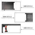 thumbnail image 4 of Batería de repuesto Hubei 15,2 V 50 Wh para Asus UX560/Q504, 4 of 6