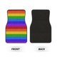 thumbnail image 2 of Fotbe Colorful Glitter Rainbow Juego de 4 Tapetes para Auto con Estampado – Alfombrillas de Goma Reforzada, Diseño Antideslizante, Protección para Todo el Año – Vehículos, Autos, Camionetas y SUVs, 2 of 7
