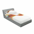 thumbnail image 3 of Ambesonne Abstract Fitted Sheet & Pillow Sham Set, Pixel Details Rainbow, Full, Multicolor, 3 of 3