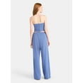 thumbnail image 3 of No Boundaries French Terry Tube Top and Pants Set, 2-Piece, Women's, 3 of 4