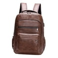 thumbnail image 1 of Milaget Laptop Backpack Computer Backpack with Charging Port Adjustable Shoulder Coffee, 1 of 9